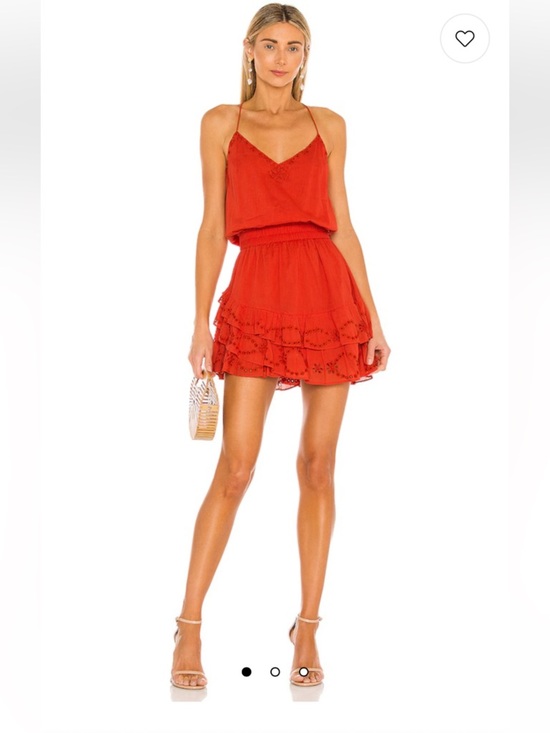 Karina Grimaldi Dresses & Skirts - Karina Grimaldi Lucia Embellished Mini Dress in Cherry XS
